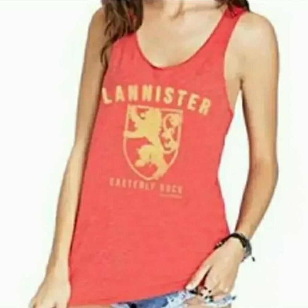 Game Of Thrones Womens Racerback Tanktop Red Size Small